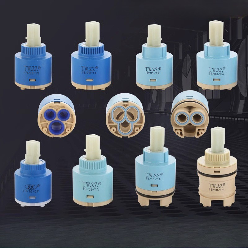 Basin Mixer Cartridge - Keramikscheiben-Kartusche, Mischbatterie, Thermostat-Kartusche, Wasserhahn, Scheibenventil, PP-Kunststoff,