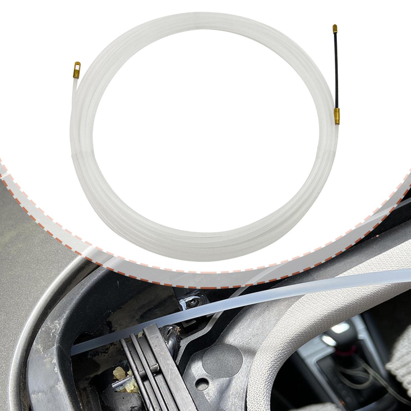 Drain Snake Flexible - Weißer PVC-Auto-Schiebedach-Abflussschlange, flexibler Abflussreiniger, langer Schlauch