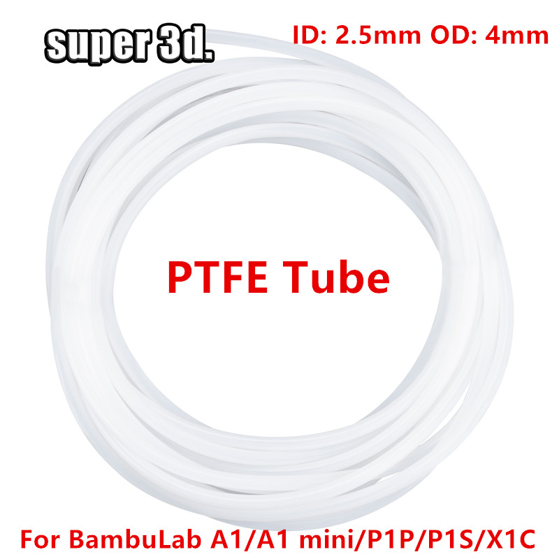 Ptfe Tape Thread - 1/2/50M Bambu Lab PTFE-Schlauch ID 2,5mm