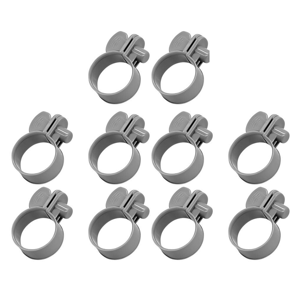 Plastic Pipe Clip - 4/10 Stück für Intex Pool-Schlauchklemmen-Set, 1-1/4