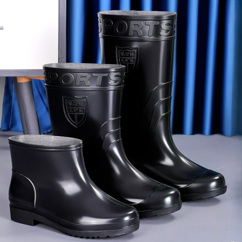 Pipe Bending Spring - Herren-Regenstiefel, Arbeitsstiefel mit Hohem Schaft, Plattform-Komfortschuhe,