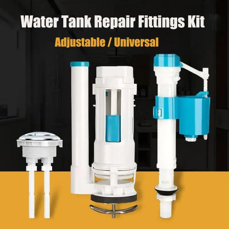 Toilet Fill Valve - Universelle Toiletten-Füllventile, Einstellbares Wassertank-Reparatur-Set F 20cm-28cm,