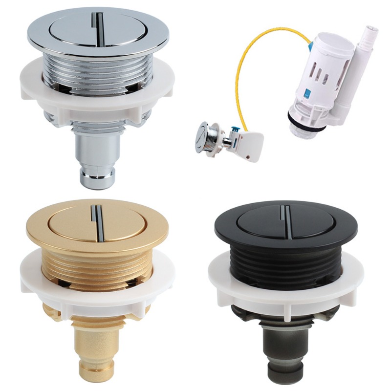 Toilet Fill Valve - Kabelgesteuertes Dual-Flush-Ventil-Set 38mm mit Knopf, wassersparende