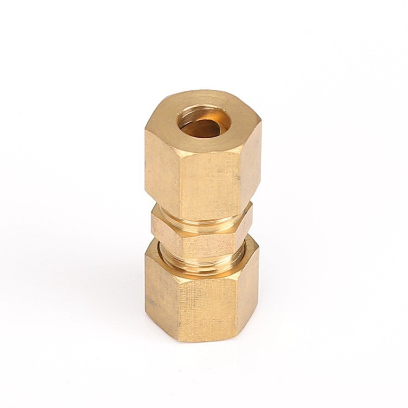 Compression Fitting Brass - 1 Stück OD 3/16 Zoll Rohr-Kompressionsverbinder