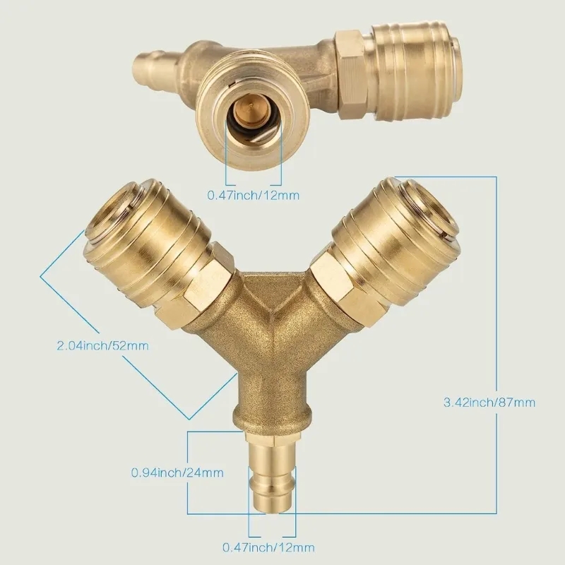 Verbesserter Druckluftverteile – Compression Fitting Brass Bewertung und Preis