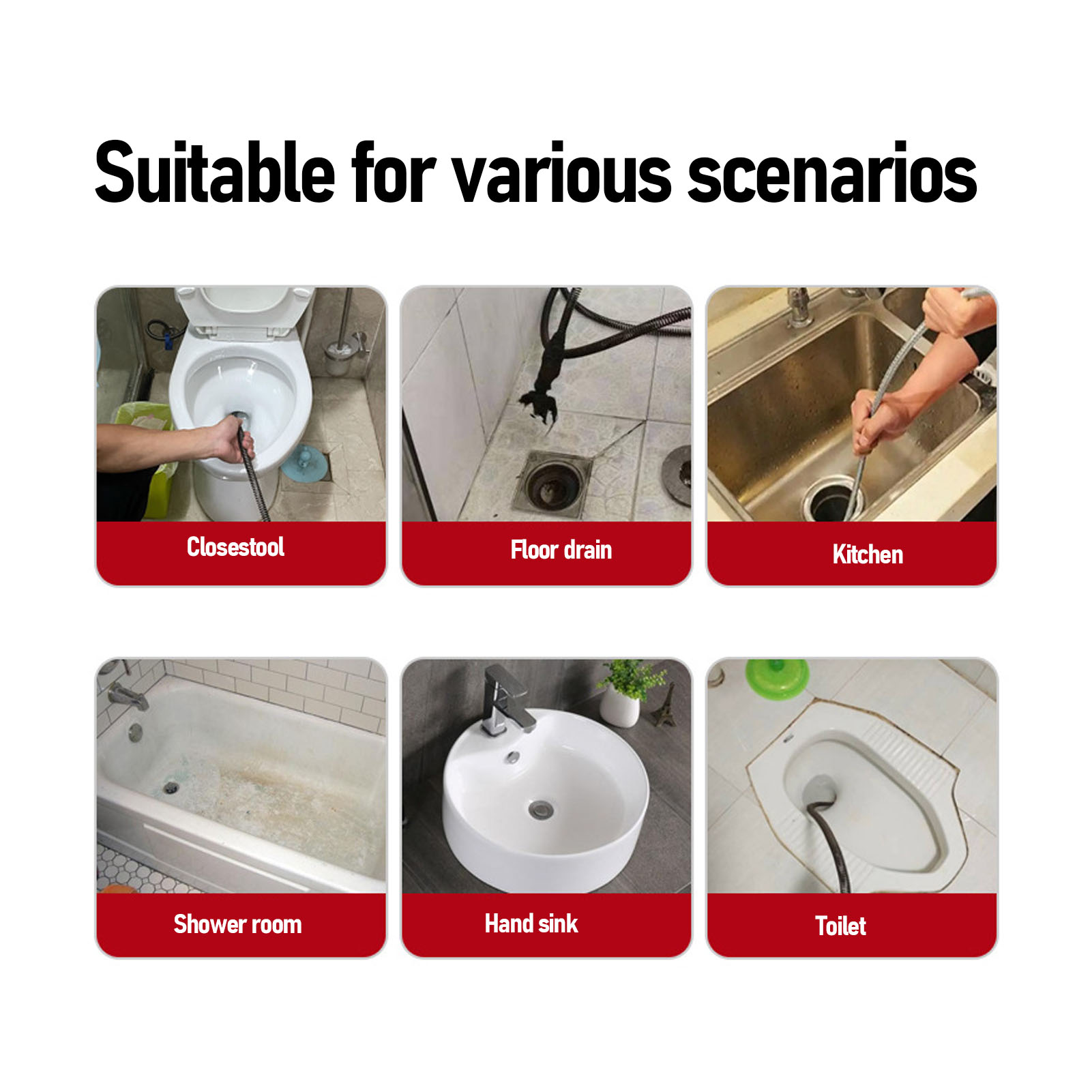 Abflussreiniger mit hoher Härt – Drain Snake Flexible Bewertung und Preis