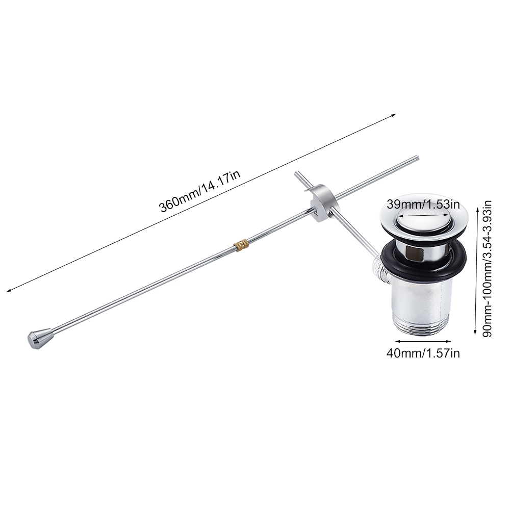 Pop-up-Abfluss hebel Waschbeck – Drain Pipe Clip Bewertung und Preis