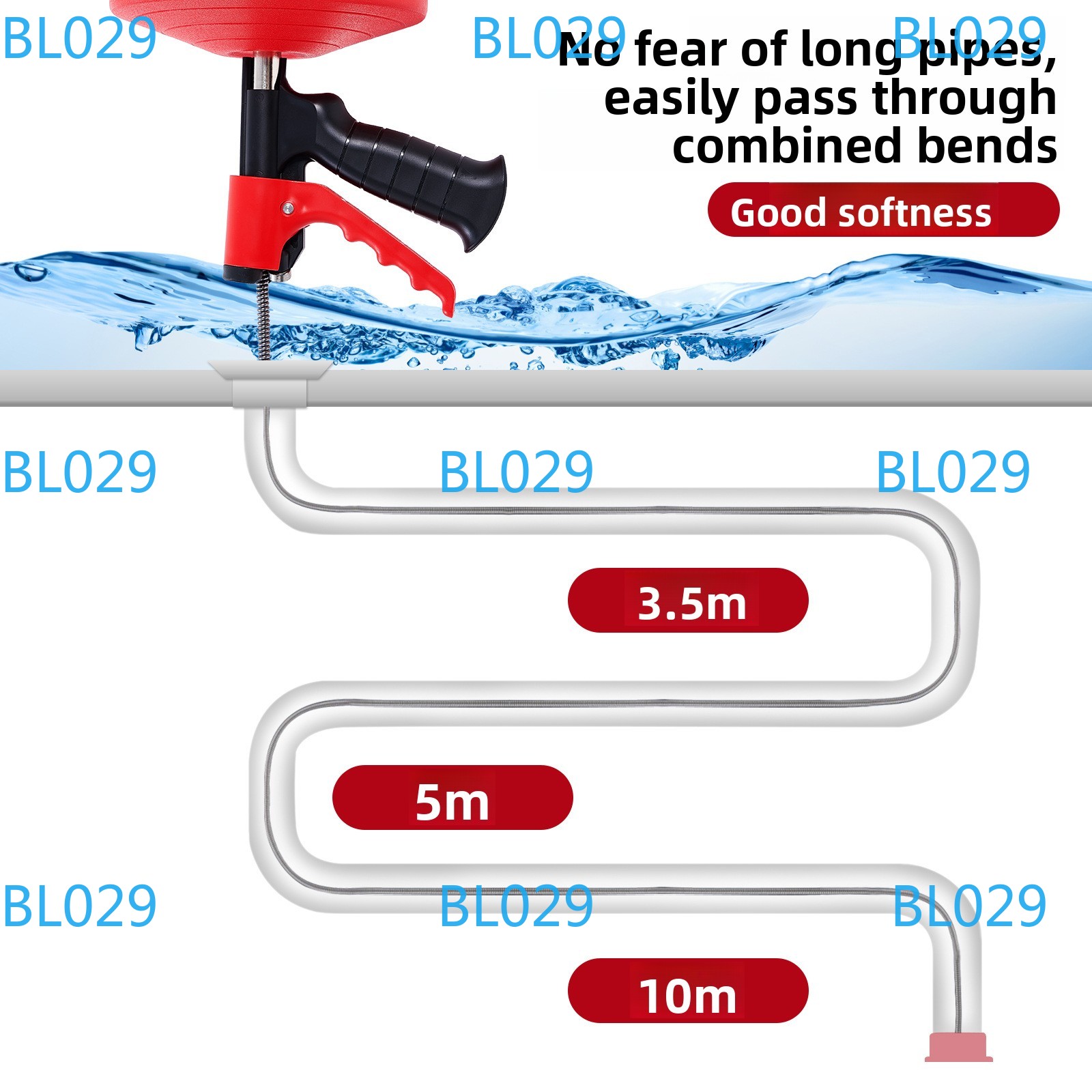 Professionelle Abflussreinigun – Drain Snake Flexible Bewertung und Preis