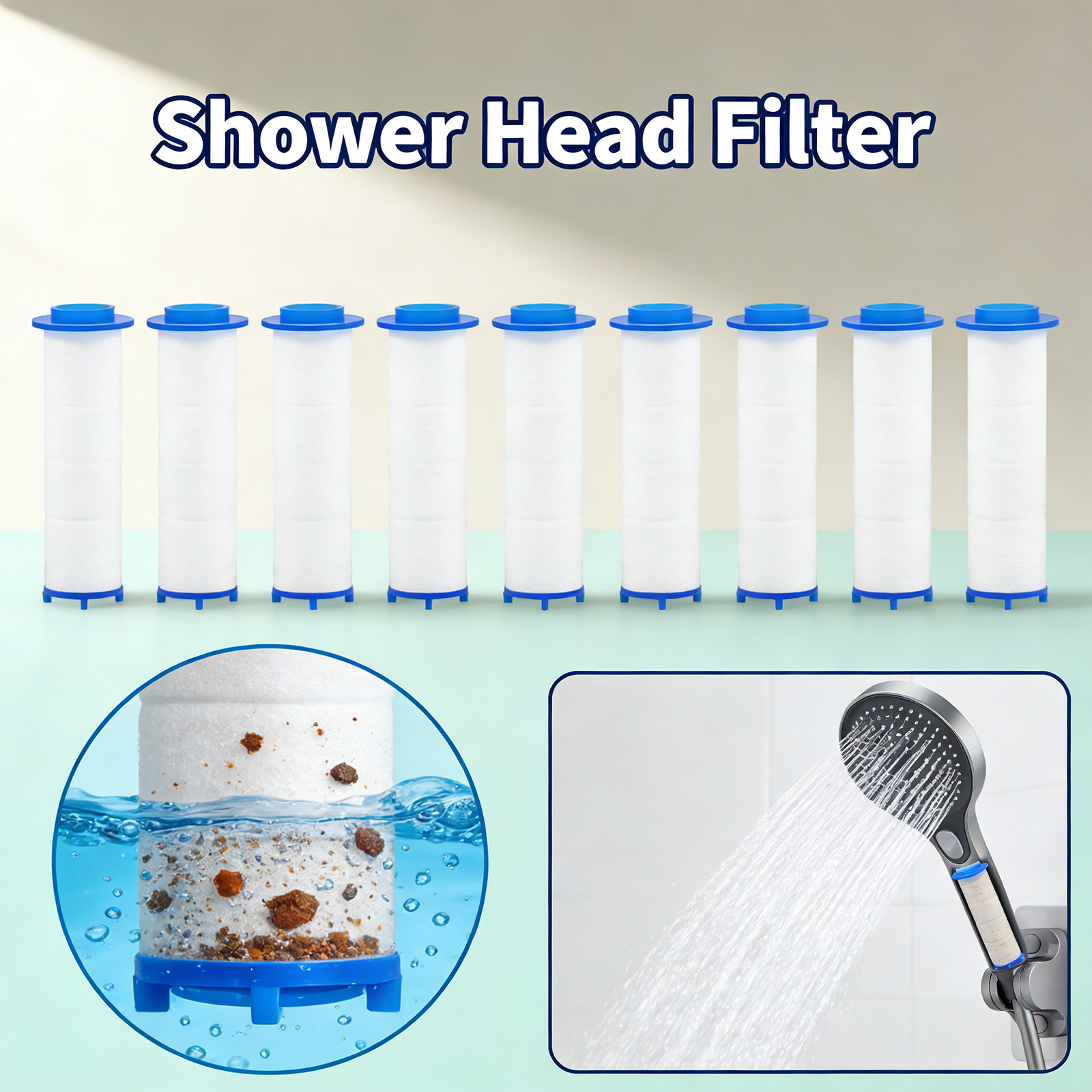 20 Stück Ersatz-Duschfilterkar – Shower Valve Cartridge Bewertung und Preis